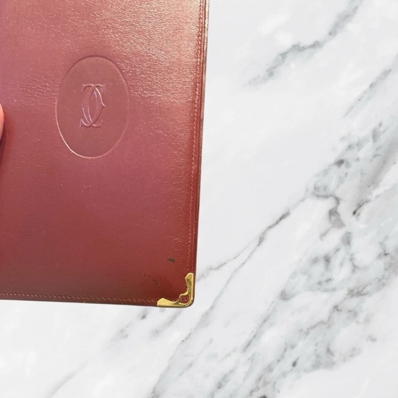 Cartier Vintage Must de Cartier Bordeaux Long Wallet - Picture 5 of 10